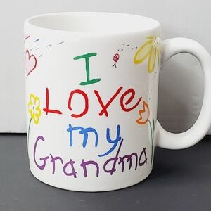 Colorful 'I Love My Grandma' Mug By RUSS